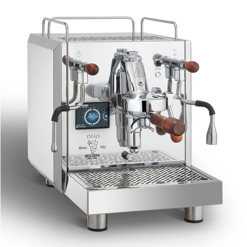 Bezzera Duo - Dual Boiler Siebträgermaschine PM-Version (Manuell)-Inox