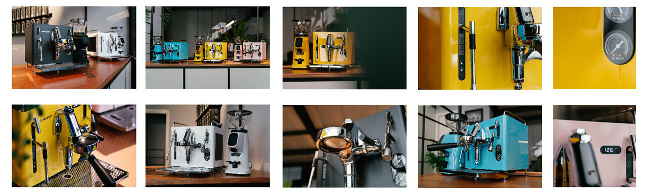 Sanremo Cube Kaffeemaschine Modelluebersicht