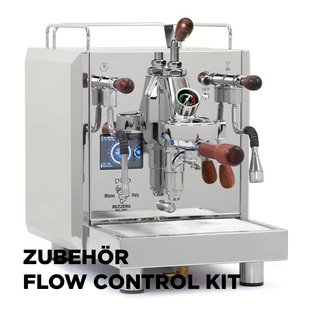 Bezzera Duo MN mit Flow Control- Dual Boiler Siebträgermaschine Front 
